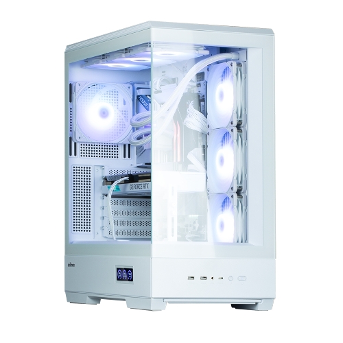 Компьютерный корпус ZALMAN P50 DS, ATX, WHITE, WINDOW, 2x3.5