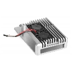 Корпус Qumo Aluminum case with double black fans, Raspberry Pi 4, silver(RS009)