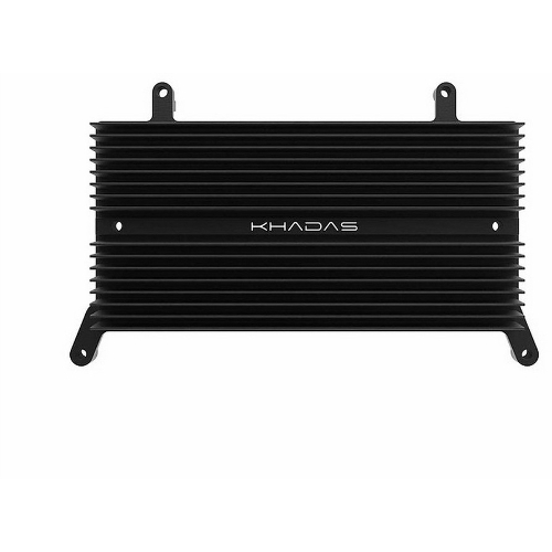 Радиатор Khadas Passive VIM Heatsink designed for VIM1/2/3/3L, Edge-V, Aluminum, черный, VIMs Thermal Pad