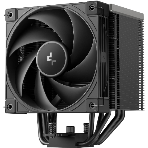 Кулер для процессора DEEPCOOL AK500 G2 LGA1851/1700/1200/115X/AM5/AM4 (9шт/кор, TDP 240W, PWM, Fan 120мм, 5 тепл. трубок, Copper Base, Wood-grain top cover, черный) RET (R-AK500G2-BKNNMN-GJD)