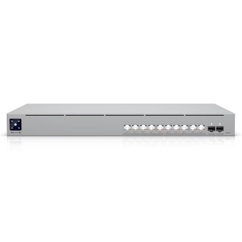 Ubiquiti UniFi Switch Pro XG 10 PoE PoE-коммутатор в стойку, 10х 10G RJ45, 2х 10G SFP+, раздача 400 Вт