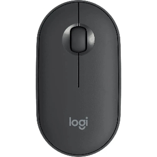 Мышь беспроводная Logitech Pebble M350 графитовый, 1000 dpi, радиоканал, Bluetooth, USB, кнопки - 3