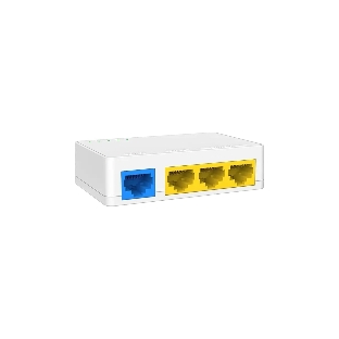 Коммутатор неуправляемый Tenda S204PD, PoE 4x100 Мбит/с, настольный, пластиковый корпус