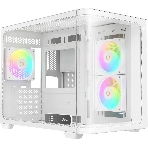 Компьютерный корпус Ocypus Iota C50 WH Curve ARGB Digital (Iota-C50-WHD300CD-GL)