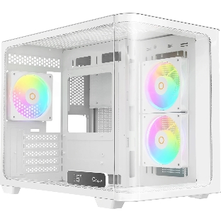 Компьютерный корпус Ocypus Iota C50 WH Curve ARGB Digital (Iota-C50-WHD300CD-GL)