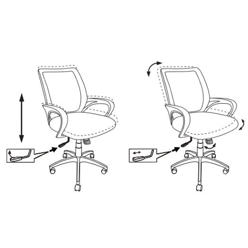 Кресло Бюрократ CH-695N/SL/BLACK черный, сетка, 120 кг, механизм качания