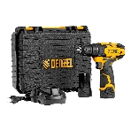Дрель-шуруповерт Denzel CDQ-12, 12 В, 1,5 Ач, 30 Нм, щеточный