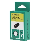 Автомобильное зарядное устройство Maxvi CCM-101BR USB 1А черно-красный