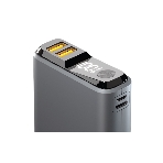 Портативный аккумулятор OLMIO QS-10, 10000mAh, 22.5W QuickCharge3.0/PowerDelivery, LCD, темно-серый
