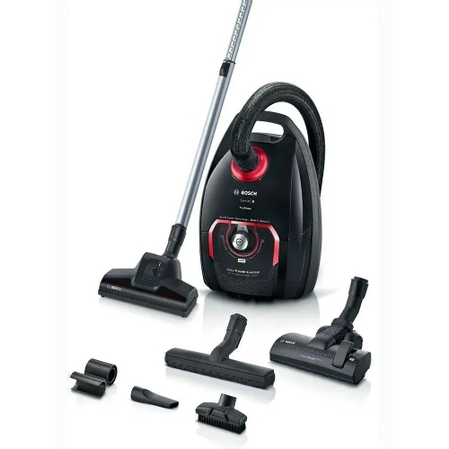 Пылесос Bosch BGL8POW3A черный, 650/890 Вт, уборка сухая, пылесборник мешок 5 л