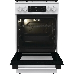 Плита Газовая Gorenje GGI5C22WF, газовая духовка, стеклянная крышка, чугун, белый