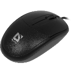 Мышь проводная Defender Datum MS-980 черный, 1000 dpi, USB, кнопки - 3