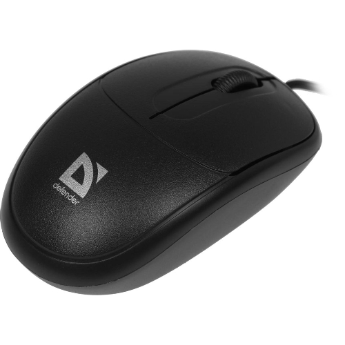 Мышь проводная Defender Datum MS-980 черный, 1000 dpi, USB, кнопки - 3
