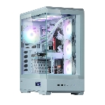 Компьютерный корпус ZALMAN P50 DS, ATX, WHITE, WINDOW, 2x3.5