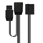 Вентилятор для корпуса Alseye Halo 4.0-B kit (3шт.) черный, 120 мм, 1300 об/мин, 24.8 дБ, 4 pin
