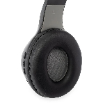 Беспроводные/проводные наушники Digma BT-15 черный/серый, накладные, Bluetooth + проводной, складная конструкция, до 10 ч