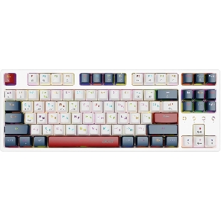 Клавиатура беспроводная Acer OKR302 (ZL.KBDEE.016), USB, Bluetooth/Радиоканал, белый