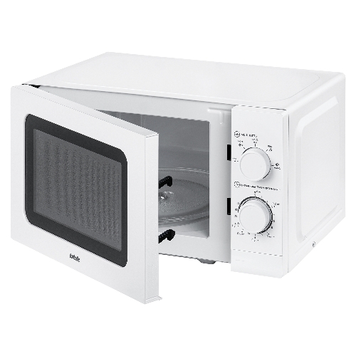 Микроволновая печь BBK 20MWS-786M/W белый, 20 л, 700 Вт, переключатели - поворотный механизм
