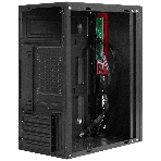 Компьютерный корпус Minitower ExeGate EX299408RUS BAA-403-AA500 (mATX, БП AA500 с вент. 8см, 2*USB, HD Audio, черный)