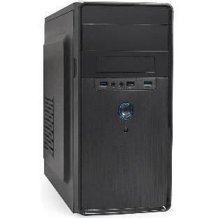 Компьютерный корпус Minitower ExeGate BA-309U2-UNS350 (mATX, БП UNS350 с вент. 12см, 1хUSB+2хUSB 3.0, HD аудио, черный)