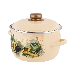 Кастрюля Appetite 1MC181P Avocado крышка сталь, сферическая эмалированная 3 л