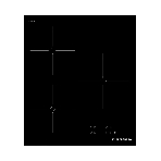 Варочная панель Kuppersberg ICI 406, индукция, High-Tech, 45 см, 9 уровней мощности, inverter, таймер, пауза, Booster, автоматическое отключение, сенсорное управление, автоматическое закипание, черный