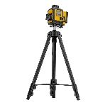Лазерный уровень мультипризменный Denzel DLV 360-4T, 30 м, зеленый луч, Li-Ion 2,4 Aч, штатив