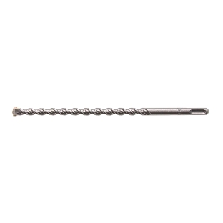 Бур по бетону Denzel двойная спираль, Cobalt W-tip, 12x260 мм, SDS PLUS