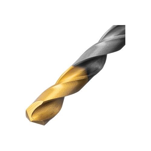 Набор сверл по металлу Denzel 1-10 мм, Р6М5-TiN, Golden Tip, 10 шт 723001