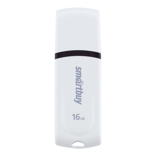 Флешка USB Smartbuy Paean white (SB16GbPN-W), 16Gb, USB 2.0, R/W 20/10, белый