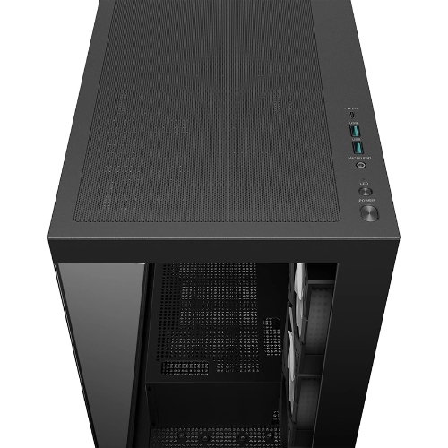 Компьютерный корпус Deepcool CG580 4F черный без БП ATX 6x120мм 3x140мм 2xUSB 3.0 audio bott PSU