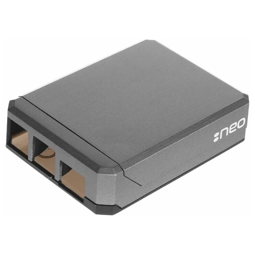 Алюминиевый корпус QUMO Argon NEO для Raspberry Pi 4 с магнитным креплением, grey(RS044)