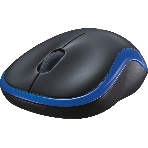 Мышь беспроводная Logitech M185 синий, 1000 dpi, радиоканал, USB, кнопки - 3