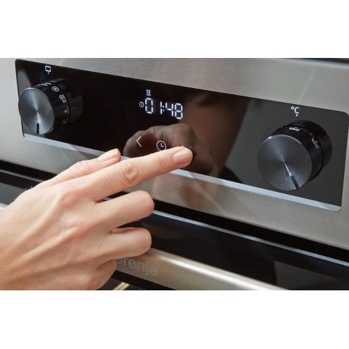 Плита электрическая Gorenje GEC5C41SG серый, конфорок 4 электрических, духовка 70 л, 50 см x 85 см x 59.4 см (без крышки)