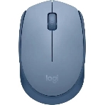 Мышь беспроводная Logitech M171 голубой, 1000 dpi, радиоканал, USB, кнопки - 3