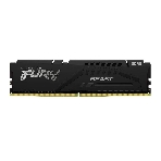 Оперативная память Kingston Fury Beast, DDR5, 8GB (1x8GB), 6000MHz, CL36, DIMM, с радиатором, черный