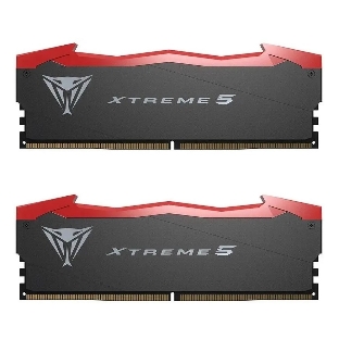 Оперативная память Patriot Viper Xtreme 5, DDR5, 48GB (2x24GB), 7600MHz, CL36, DIMM, с радиаторами, черный