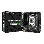 Материнская плата Maxsun Challenger B760ITX D5, LGA 1700, Intel B760, 2xDDR5, 4xSATA, 2xM.2, 1xPCIe 5.0 x16, 2xHDMI, 2xDP, 2x 2.5Gb LAN, 2xUSB 3.2 Gen 1, 4xUSB 2.0, 5.1, Mini-ITX
