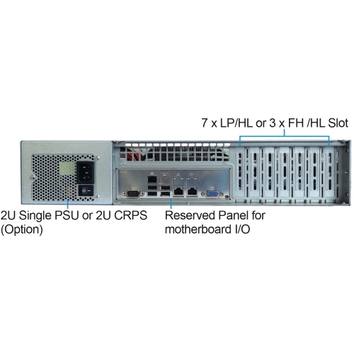 Серверный корпус CS-R25 with 12G HDD BP and 550w RPS
