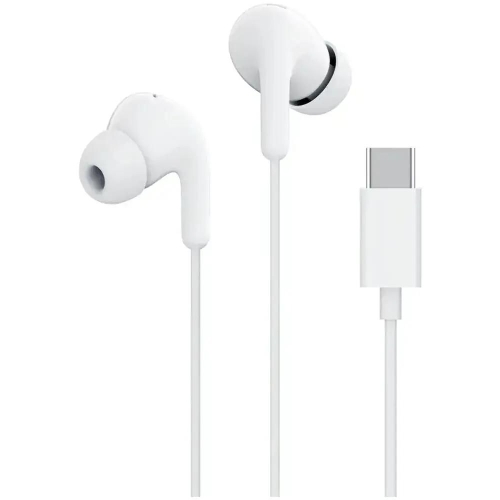 Проводные наушники Xiaomi Type-C Earphones белый, внутриканальные, USB Type-C