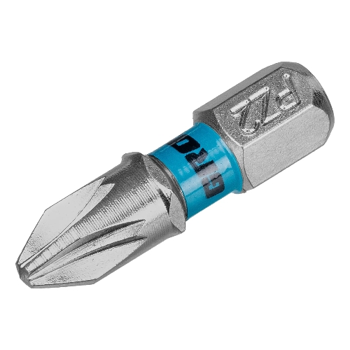 Бита Gross PZ2х25мм, сталь S2, шестигр., 10 шт.