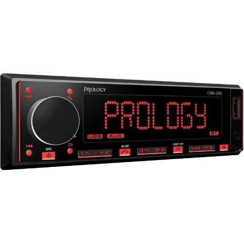 Автомагнитола Prology CMX-260, 1 DIN, Bluetooth, USB Type-A, AUX, пульт ДУ