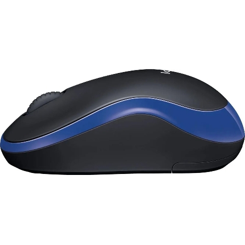 Мышь беспроводная Logitech M185 синий, 1000 dpi, радиоканал, USB, кнопки - 3