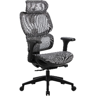 Кресло Cactus CS-MC555-GY черный, сетка