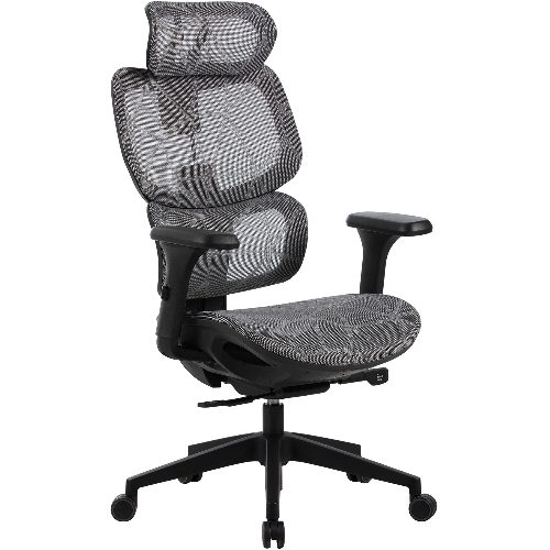 Кресло Cactus CS-MC555-GY черный, сетка