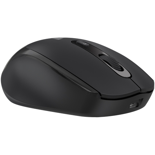 Мышь беспроводная Defender Vision MS-376 черный, 1600 dpi, радиоканал, Bluetooth, USB, кнопки - 4