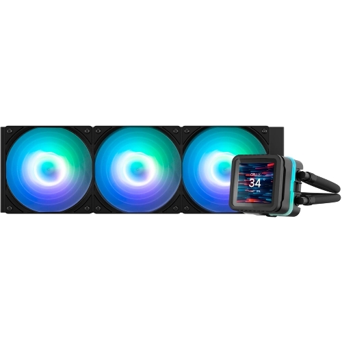 Система охлаждения Zalman CPU Liquid Cooler 360мм, ARGB, LCD Display, черный