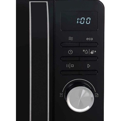 Микроволновая печь Gorenje MO20S4BC черный, 20 л, 700 Вт, переключатели - кнопки, поворотный механизм