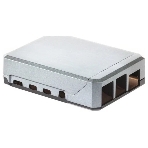 Алюминиевый корпус QUMO Argon NEO для Raspberry Pi 4 с магнитным креплением, grey(RS044)