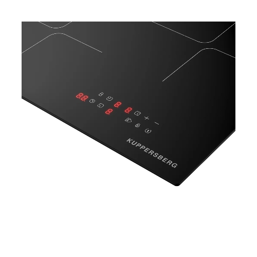 Варочная панель Kuppersberg ICI 406, индукция, High-Tech, 45 см, 9 уровней мощности, inverter, таймер, пауза, Booster, автоматическое отключение, сенсорное управление, автоматическое закипание, черный